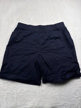 Briggs Navy XL Pull-On Elastic Waist Shorts With Pockets - Made In Vietnam